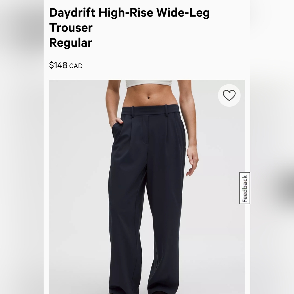 Lululemon Athletica Navy Daydrift Pants